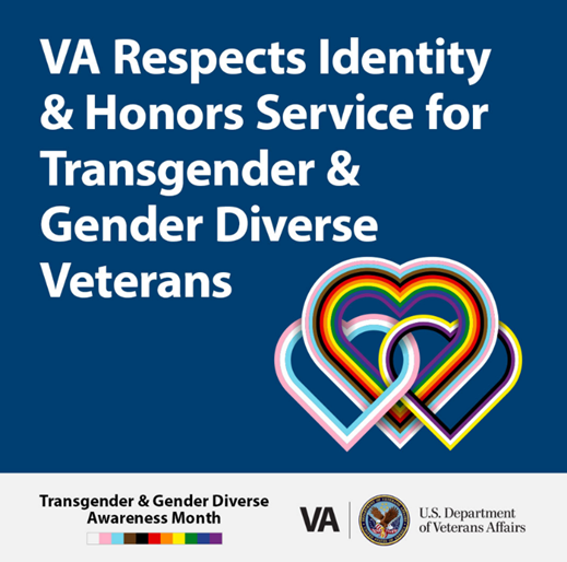 Today is Transgender Remembrance Day & November is Transgender Awareness Month. Everyday #WRIISC stands proudly with VA in respecting & supporting our Transgender & Gender diverse Veterans. Your health & experiences matter! #VeteranHealth #TransHealth #TransVeterans #TransRights