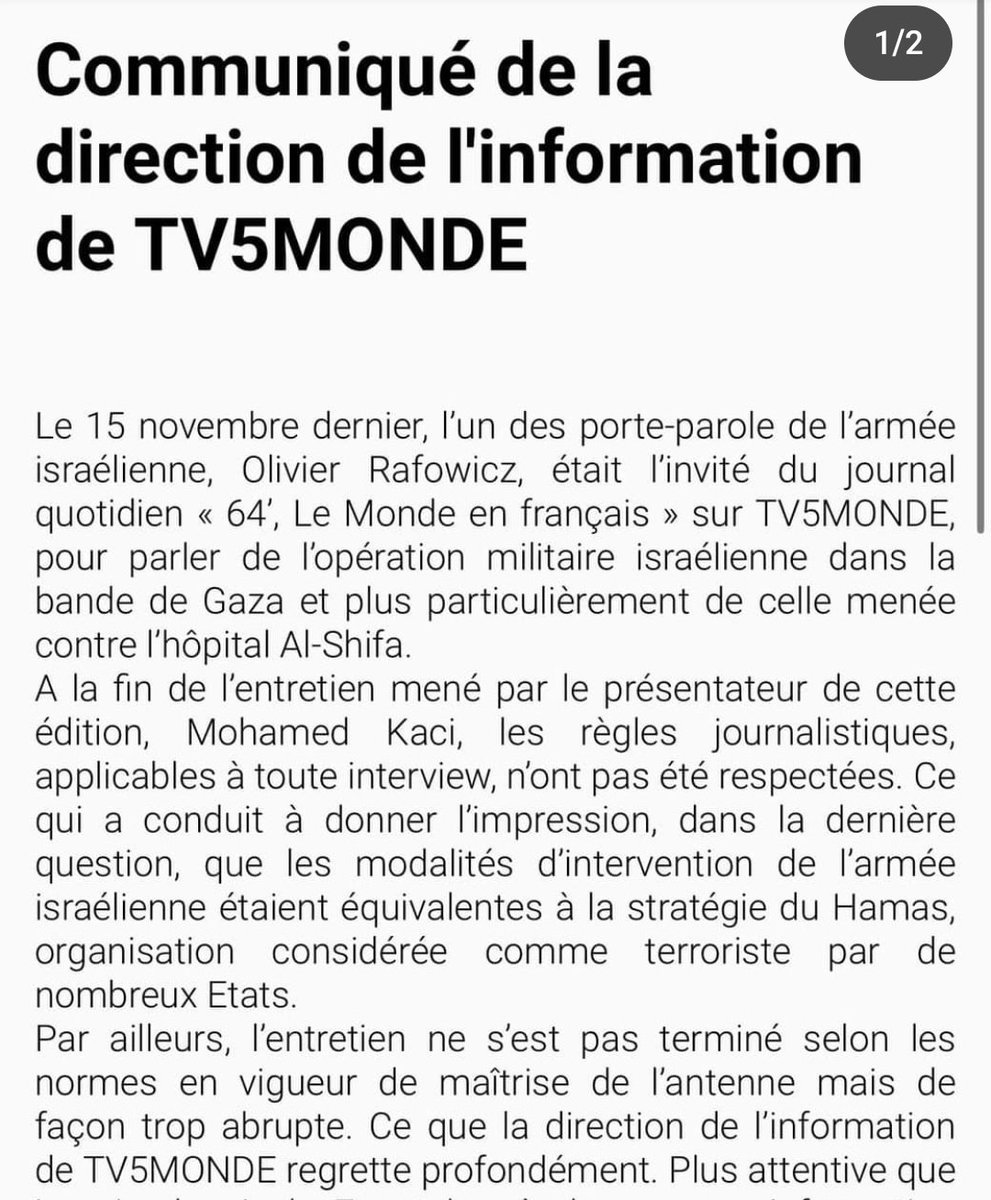 nadiyalazzouni's tweet photo. Soutien et respect à mon confrère Mohamed Kaci qui, parce qu'il a brillamment mené l'entretien avec un officiel de l'armée 🇮🇱, se fait réprimander par son employeur. Quelle honte @TV5MONDE, vous auriez dû le protéger. https://t.co/5Tkvbo6KWo