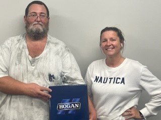 HoganTransport's tweet photo. Happy Anniversary to #HoganDriver James! In October, James celebrated 25 years of dedicated driving for Hogan Transports. We appreciate all your hard work &amp; dedication throughout the years. Keep on Truckin! #TeamHogan https://t.co/Lz6YizQQsO