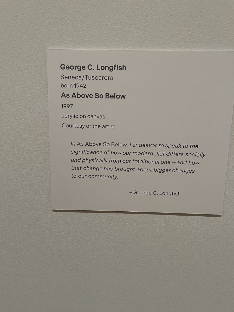 Educhatter's tweet photo. Modern American Indigenous Art: Powerful images at National Gallery of Art - Faith Ringgold, The Flag is Bleeding (1967) and George Longfish, As Above, So Below (1961) #indigenousart #amhist #usculture https://t.co/WMnYlKTfmw