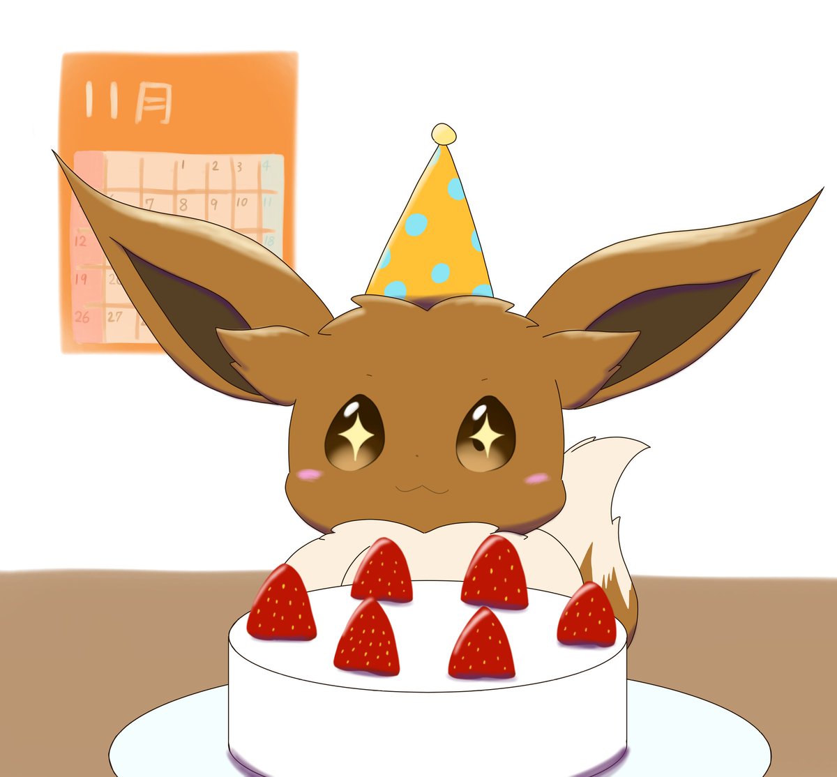 akai_eevee's tweet photo. おめでとう
#イーブイの日 https://t.co/SdEV04VXZF
