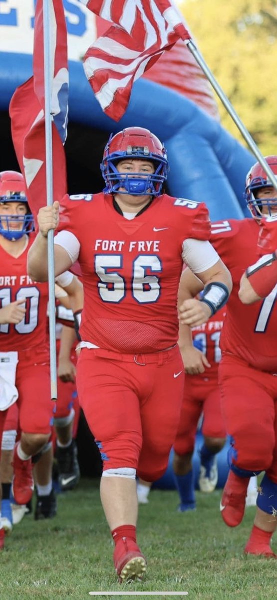 FortFryeFball's tweet photo. Congratulations to Senior DL Graham Baker on being named to the All Gridiron Glory defensive team. @gridironglory #FortFryeFootball https://t.co/sXSKzWiUTf