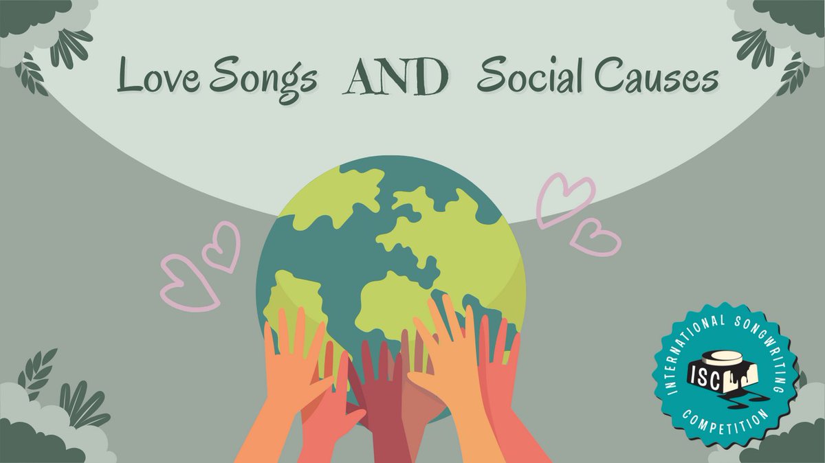 intlsongcomp's tweet photo. Only one day left to join Love Song and Social Causes! Don't miss your chance to snag cool additional prizes.

Enter https://t.co/rjxr5otAgy

#music #songwriting #love #socialcauses #lovesongs #ISC # Hookist #PlayMPE #Sweetwater #Songbox #Arturia #IndieBible https://t.co/o3FtYHev6H