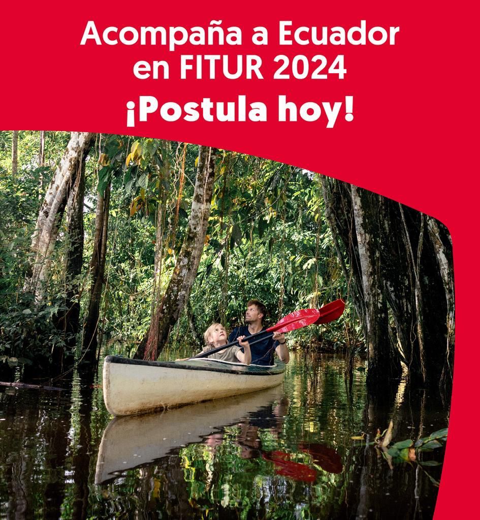 EcuadorTravel's tweet photo. Acompaña a Ecuador en Fitur. Mira los requisitos: https://t.co/p7pfyt5ftD https://t.co/iVPF8GNRVd
