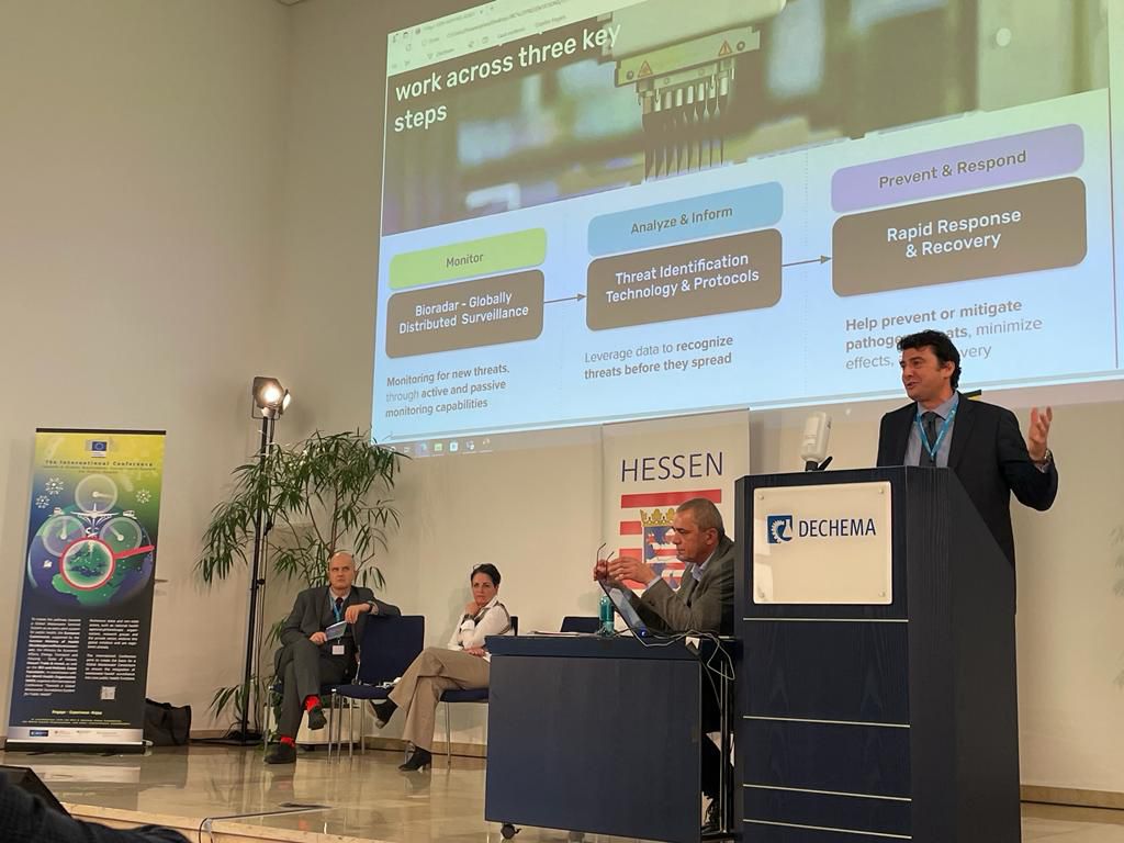 robert_morfino's tweet photo. In an increasingly interconnected world, the need for globally coordinated pathogen monitoring and public health action is more important than ever! 
Proud to represent @concentricbygbw at the #glowacon Conference and discuss the creation of a  global WBS consortium! https://t.co/ArK39vg6Y2