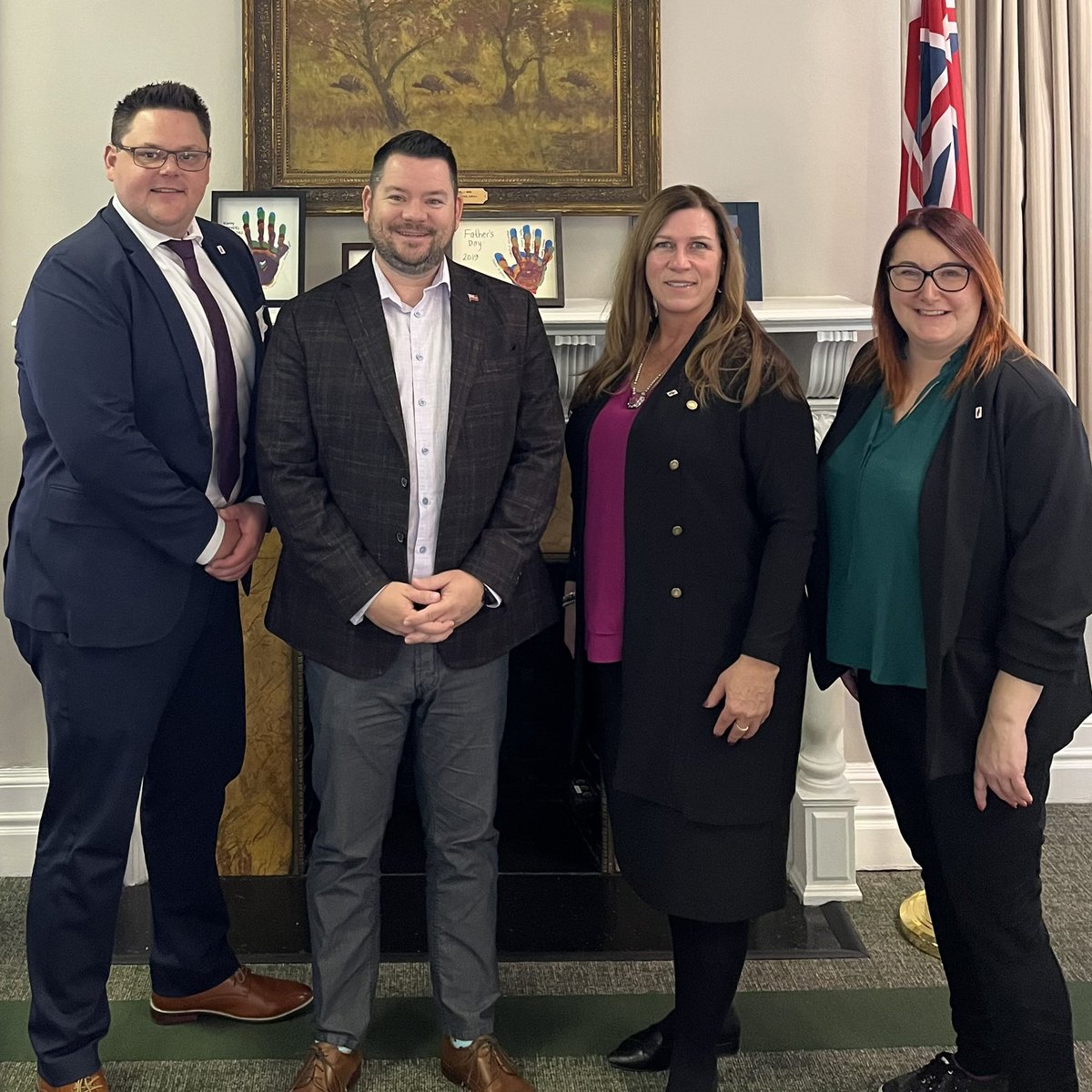 A big thank you to <a href="/mikeharrisjrpc/">Mike Harris</a> for taking the time today to meet with us and discuss the issues facing #InsuranceBrokers in Ontario. A great day at Queen’s Park with <a href="/IBAOntario/">IBAO</a> #IBAPQPDay