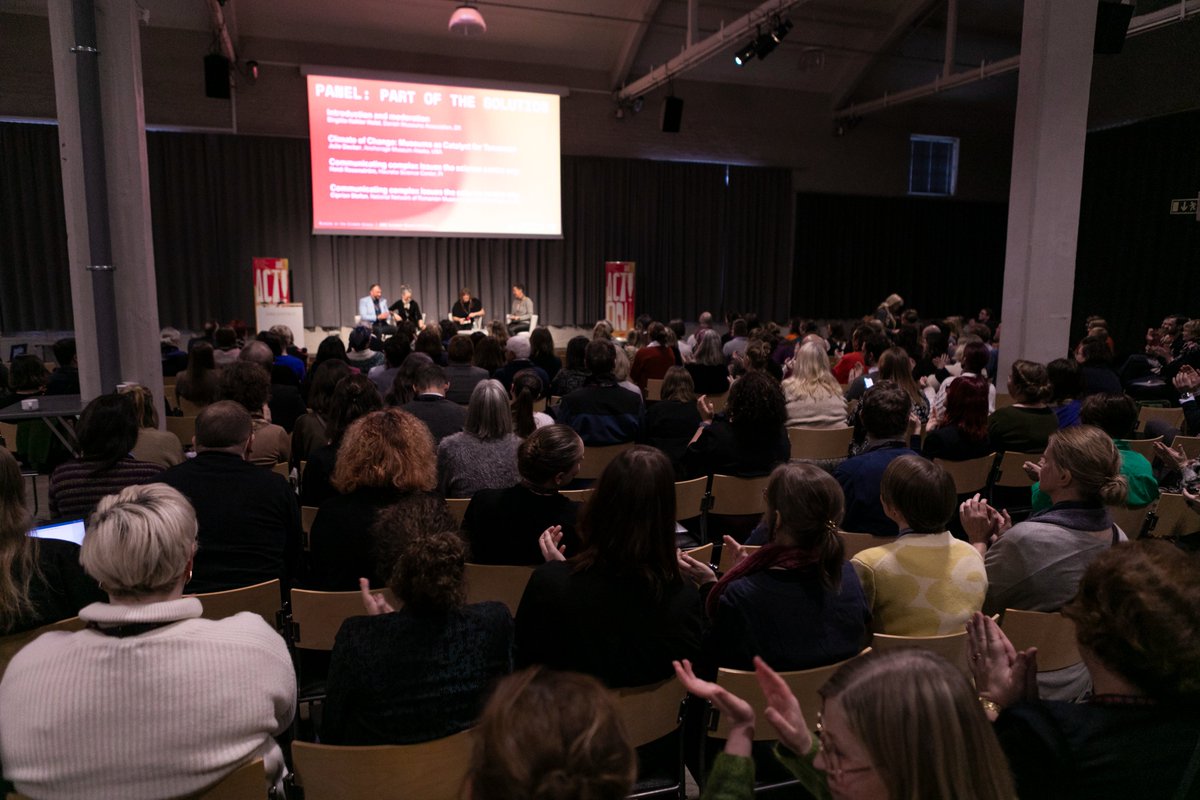 NEMOoffice's tweet photo. 🙌 NEMO Conference participants got to hear about ways for museums to join forces for a sustainable future and how museums can be part of the solution, while also recognising that they are part of the problem.
Get an overview of the first #NEMOemc23 day 👉 https://t.co/EDQERkb6ES https://t.co/vxn9VYrHJr