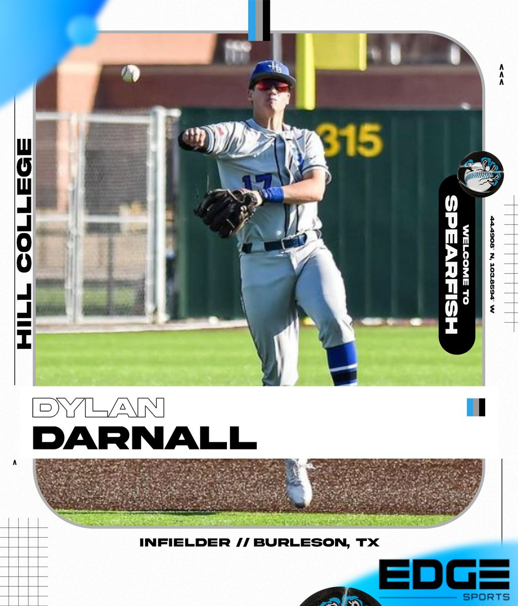 SQUATCH SIGNING presented by EDGE Sports. Please welcome @darnall_dylan! Dylan is from Burleson, TX, and is a SO at @HillCollege. Merch -> bit.ly/3V0RQaA @HCRebelBaseball @HC_Athletics_ @JoshuaHighOwls @TBTTexas @DTigerBaseball @DBATSPORTS @StixBaseballTX @ILBTweets