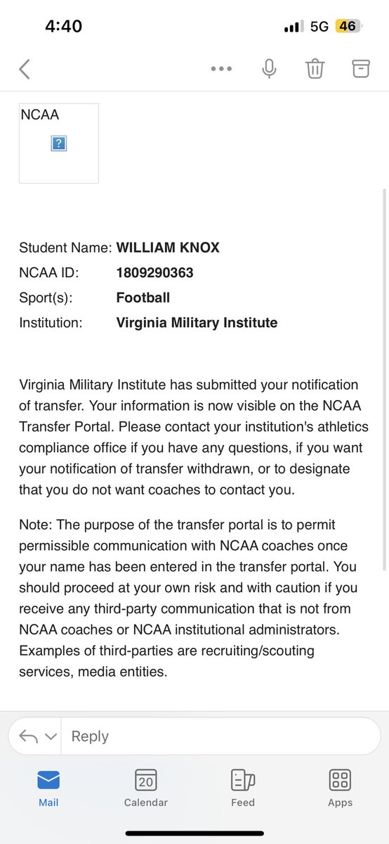 Chance Knox tweet media