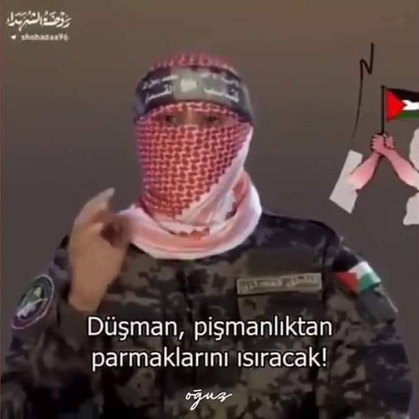 Allah yolunda Cihad etmek isteyen, siyonistleri alnının ortasından vurup kardeşlerinin intikamını almak isteyen yüz binlerce müslüman var.
Bunlar şehadete sevdalı,ahdine sadık ve İsrailden asla korkmuyorlar.
Ebu Ubeydenin kardeşleri çok,İslam ülkelerinin liderlerinde o irade yok