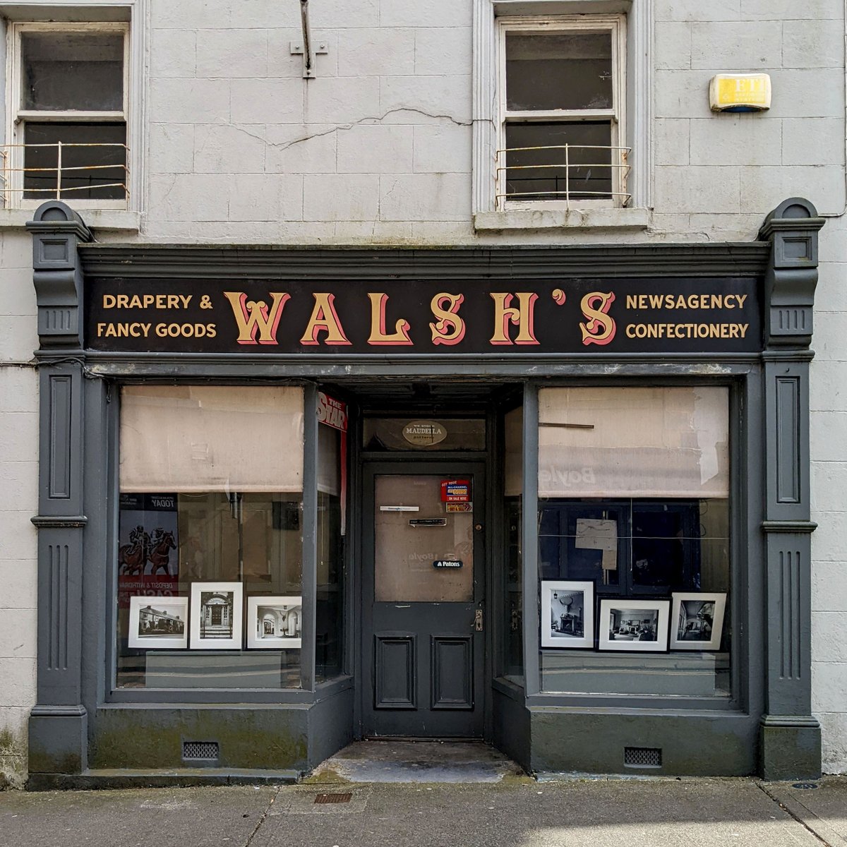 Walsh's, Ballinrobe, Mayo, Ireland. #irishtype #fancygoods