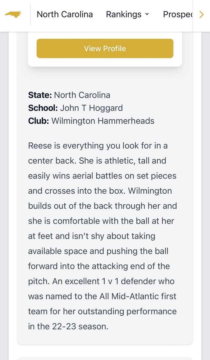 Thank you <a href="/PrepSoccer/">Prep Soccer ⚽️</a> for the shoutout in your 2007 mid Atlantic standouts. <a href="/07ecnlhammers/">2007 Hammerheads Girls ECNL</a> <a href="/ECNLgirls/">ECNL Girls</a>
