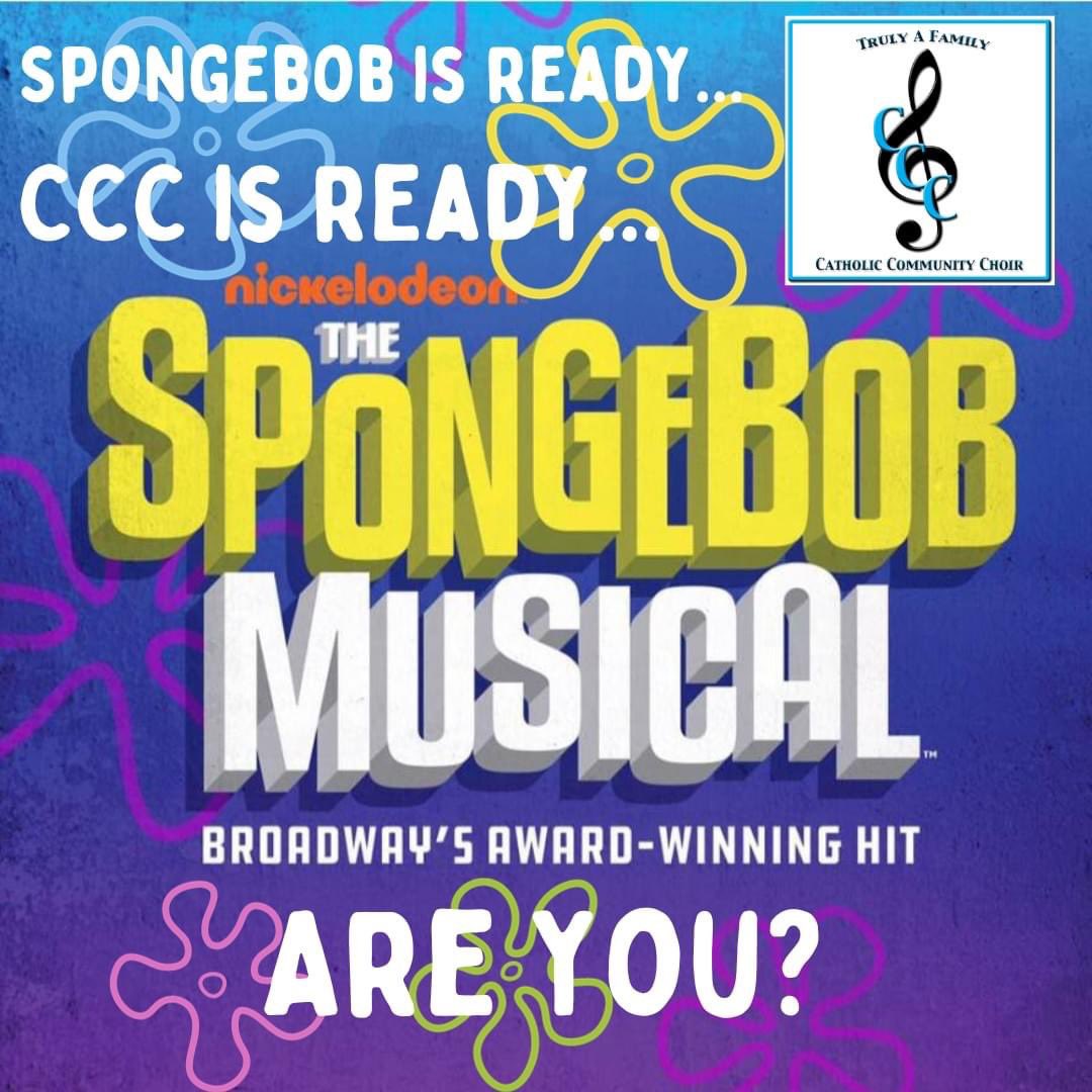 Who is beyond pumped about this?! Spongebob the Musical (Young Performers Edition) for students in K-9th is almost here! Registration is January 4, 2024 at 7:30pm online. More information will be shared in December. Performances will take place April 18th-21st. #CCCisREADY!