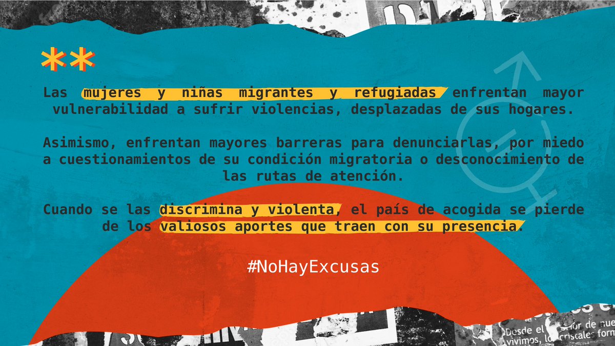 La reproducción de estereotipos xenofóbicos y machistas aumenta la vulnerabilidad y perpetúa las violencias. Esto es inaceptable. Debemos trabajar para la integración en igualdad de mujeres migrantes y construir en conjunto una sociedad donde las violencias no se toleren.