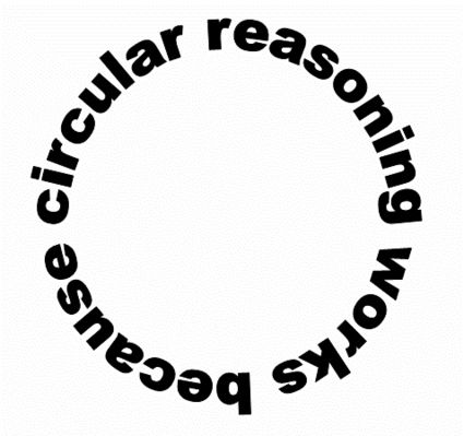 caitoz's tweet photo. Israel apologists say anyone who criticizes Israel does so because they're an anti-semite. When asked for evidence that the accused is an anti-semite, they will point to the criticisms of Israel as their evidence. This is called circular reasoning, and it's a logical fallacy.

This fallacious reasoning occurs with big-picture analysis too. Narrative management operations like the Anti-Defamation League try to divert criticism of Israeli atrocities in Gaza by pointing to giant spikes in anti-semitic incidents since October 7, but if you look at the actual data they're using to make that claim they're citing things like pro-Palestine demonstrations as incidents of anti-semitism (including pro-Palestine demonstrations by Jewish groups). We're told to be careful about criticizing Israel because there's a surge in anti-semitism, and as evidence that there's a surge in anti-semitism they cite criticism of Israel. This is circular reasoning.

Actual hatred of Jews absolutely does exist in western society, but it's much more peripheral than racism against immigrants and people of color. You don't typically see the average westerner espousing a hatred of Jewish people unless they dive down some pretty obscure and fringey rabbit holes that leave them babbling about the Protocols of the Elders of Zion and denying the Holocaust and such nonsense. Jewish people simply are not othered that much in western society compared to other minorities, so if an Israel apologist needs to shout down western criticism of Israeli atrocities as arising from a hatred of Jews, they must necessarily resort to fallacious reasoning.