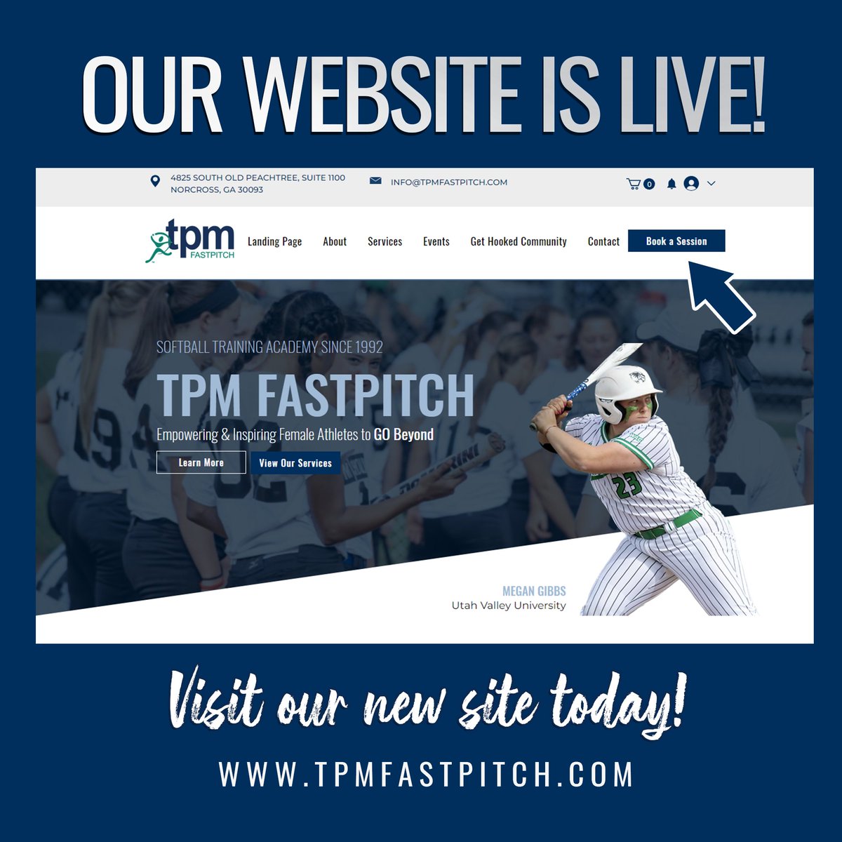🛑 SPECIAL ANNOUNCEMENT 🛑
Our Website is Live! 🌐

Visit our new site today!
tpmfastpitch.com

#norcrossga #norcrosscommunity #softballcommunity #announcement #newwebsite #websitelaunched #visitnow #linkinbio #taponbio #newwebsitealert🚨 #shoplocal #bookasession