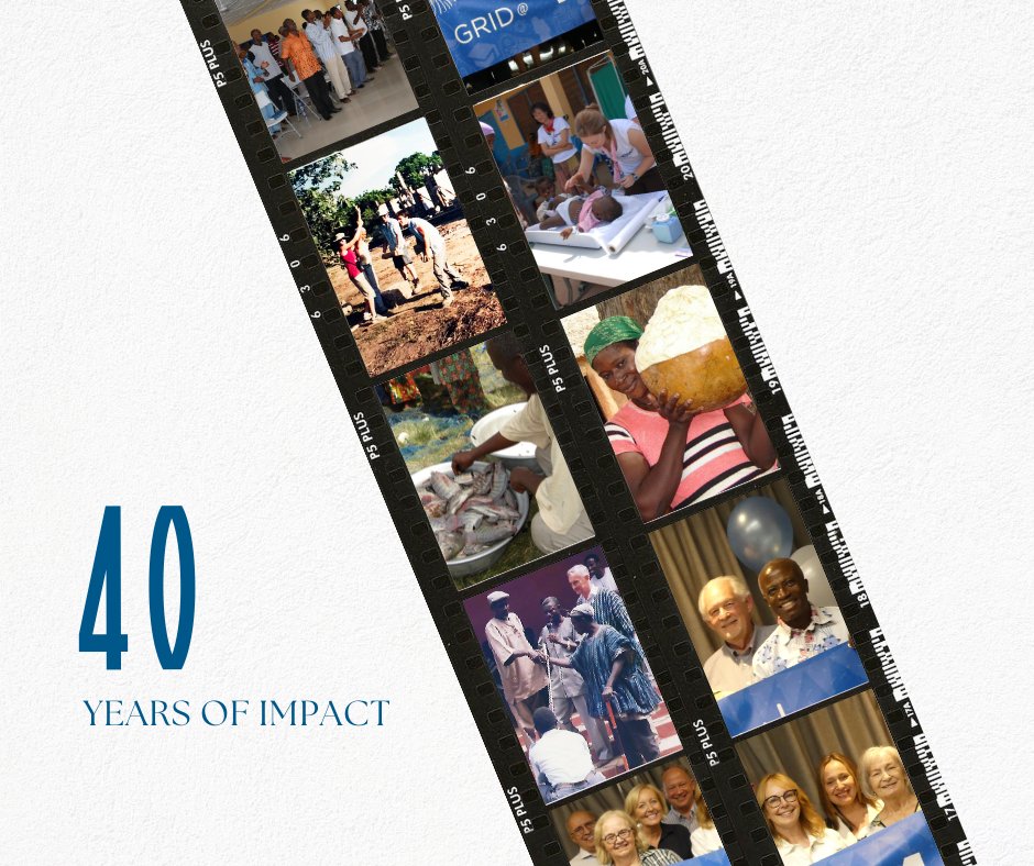 Did you know that it's been 40 years of partnership between GRID &amp; NEA?  Let's stroll down memory lane to see the impact we made together for 40 years. We would love to hear your favourite memories of your mission trips to Ghana or how you became our partner. Comment below!⬇️