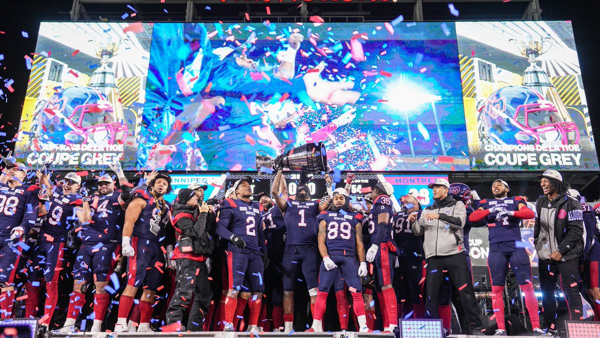 110e Coupe Grey : une moyenne de 808 000 téléspectateurs a suivi le match remporté par les Alouettes de Montréal sur les ondes de #RDS, de 18h35 à 22h11. <a href="/LCFca/">LCF</a>