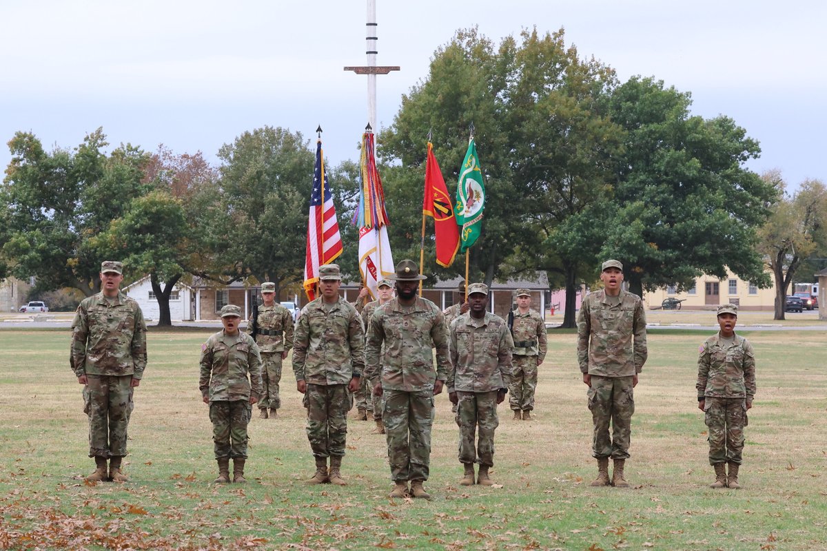 USArmyFortSill's tweet image. For the first time in several years the Fires Center of Excellence and Fort Sill Retirement ceremony was held on the Old Post Quadrangle Nov. 17, 2023. 

Photos by Monica Wood
flickr.com/photos/fortsil…
#SoldierForLife #postretirementceremony #retirement
