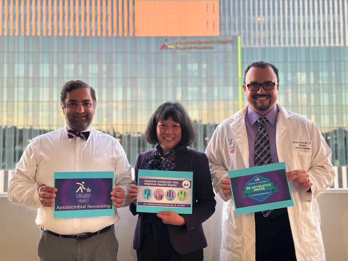 Loma Linda U. Health (@lluhealth) on Twitter photo Do you know about #antibiotic resistance? Resistance leads to 2.8 million antimicrobial-resistant infections and 35,000 deaths yearly.
We are Antimicrobial Stewardship Program Honor Roll Members by <a href="/CAPublicHealth/">California Department of Public Health</a>. #AntibioticAwarenessWeek
Learn more: bit.ly/3FQAOXd Do you know about #antibiotic resistance? Resistance leads to 2.8 million antimicrobial-resistant infections and 35,000 deaths yearly.
We are Antimicrobial Stewardship Program Honor Roll Members by <a href="/CAPublicHealth/">California Department of Public Health</a>. #AntibioticAwarenessWeek
Learn more: bit.ly/3FQAOXd