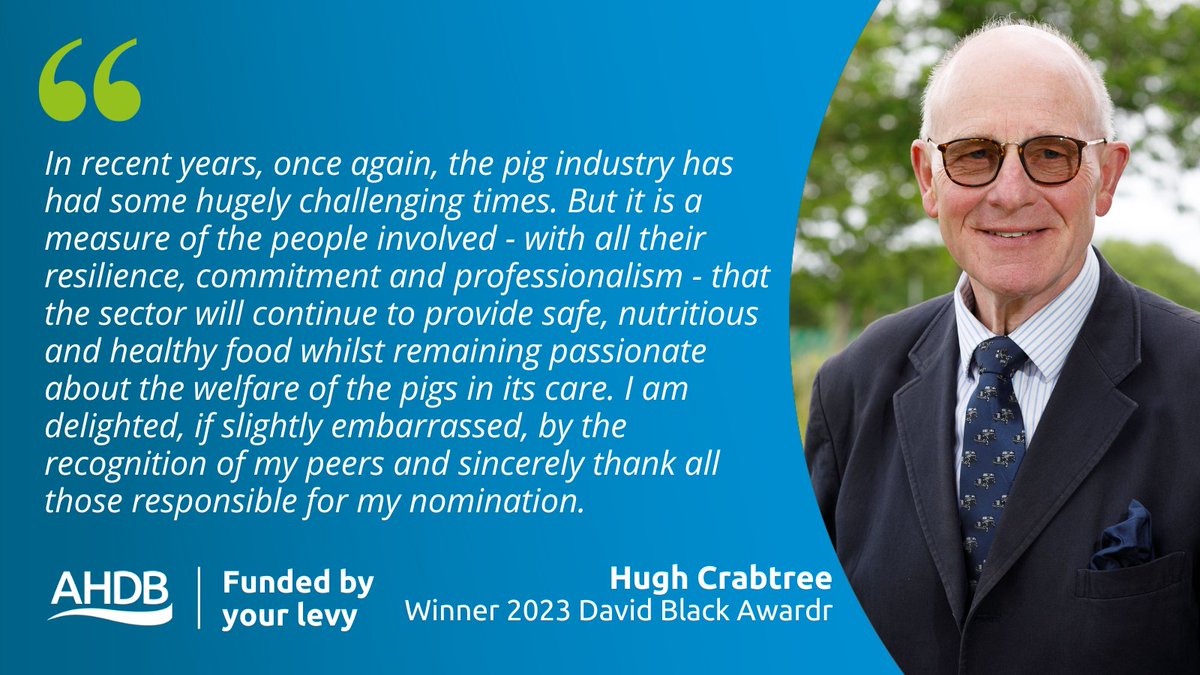 We are pleased to announce the winner of this year's David Black Award is Hugh Crabtree - congratulations! 🏆🍾👏

Read more ➡️ ow.ly/Nhpe50Q9Fl0