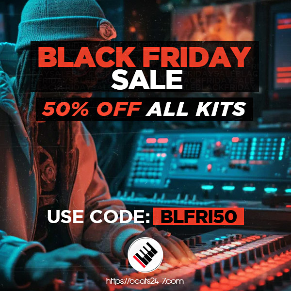 Beats247TV's tweet photo. Get 50% OFF all Producer Kits in our Huge Black Friday Sale! 🛍️🤑
https://t.co/yCGu2aydqd 

#blackfridaysale #blackfriday #producerkits #beatmakers #musicproduction #samplepacks #loopkits #drumkits #typebeats https://t.co/5HhF7VNoq3
