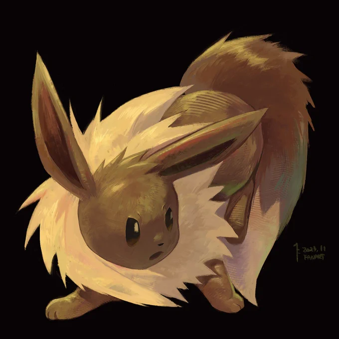 "警戒" #Pokemon    #イーブイの日 