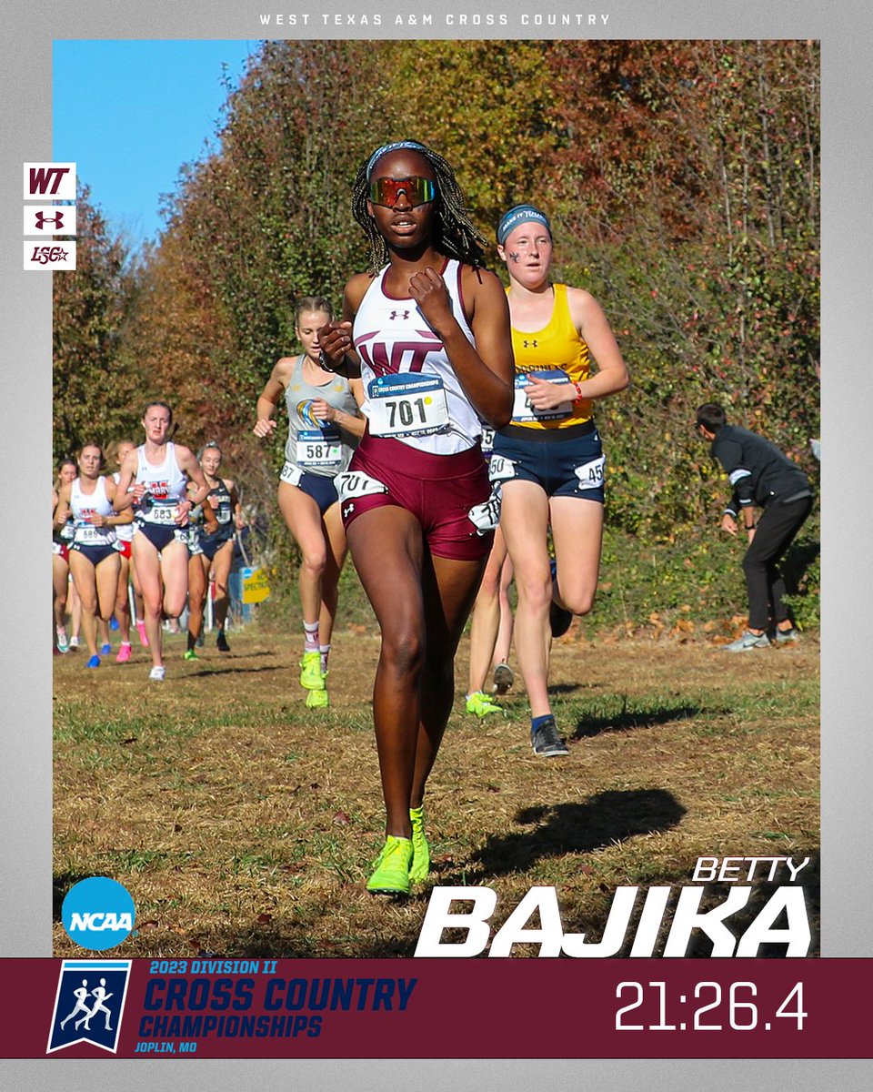 WTAMU_XCTF's tweet photo. Lady Buffs finished strong at the 2023 NCAA DII National Championship to break a WT record placing 6th as a team (their highest finish ever at nationals)!!
#BuffNation #InDanielwetrust #WeMove #ncaaxc https://t.co/jwduFIS54e