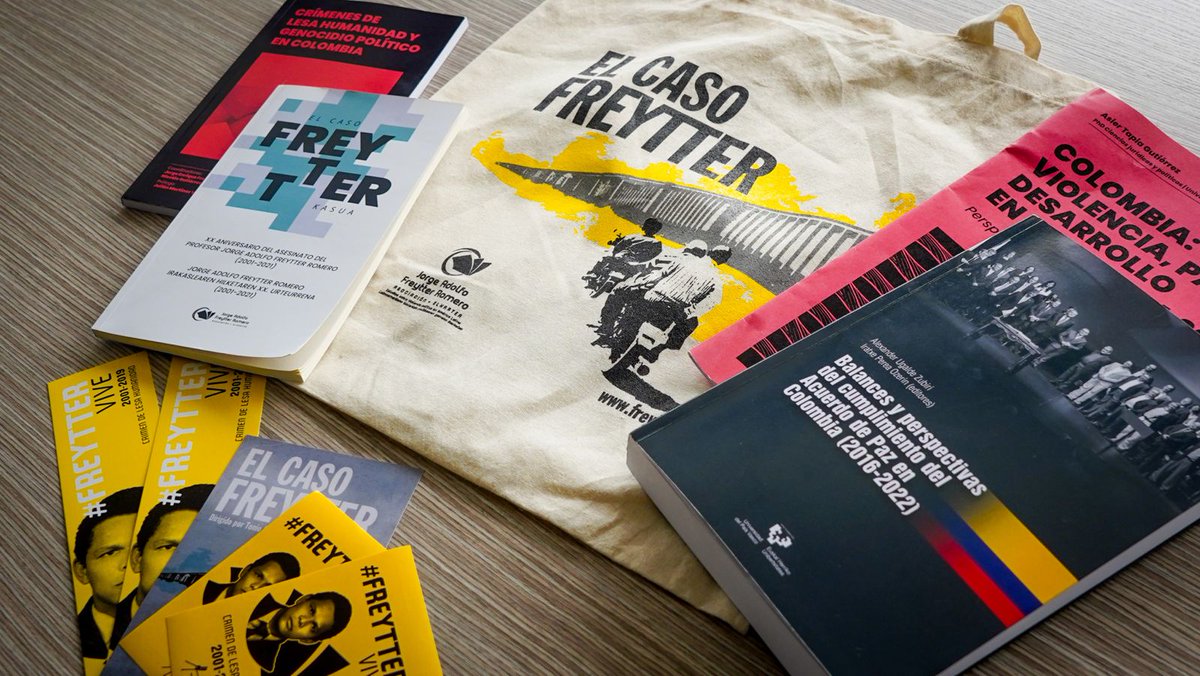 Wilmerlealp's tweet image. Agradezco a la @ascjafr por compartirme la investigación del profesor Alexander Ugalde sobre la implementación del Acuerdo de Paz en Colombia y la información sobre el legado del profesor Jorge Freytter.
#ConstruyendoPaz