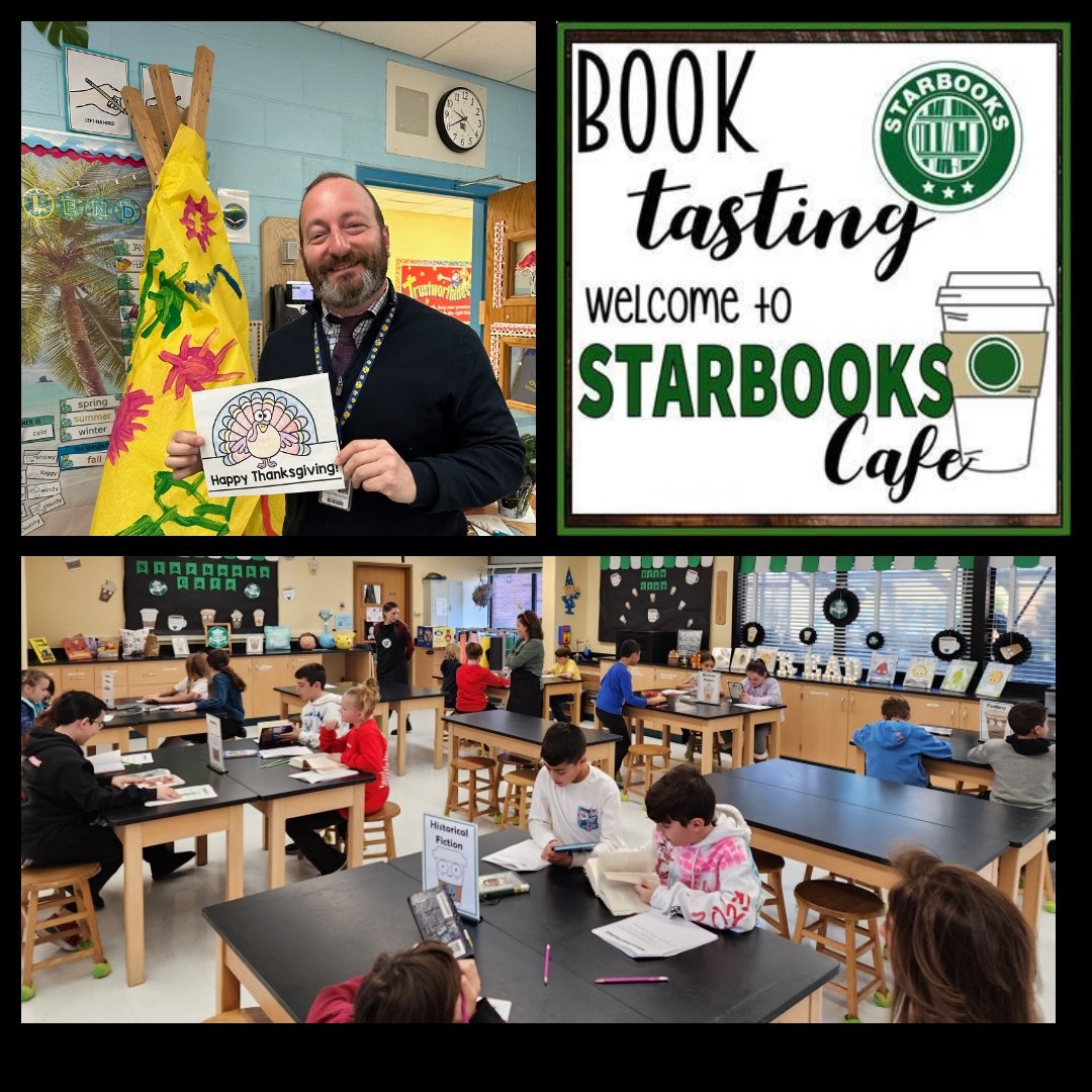 Loved stopping by <a href="/OquenockWI/">Oquenock Elementary School</a> this morning for a book tasting at the Starbooks Cafe and got an added bonus of some Thanksgiving Pre-k coloring! #WIproud <a href="/AmandaHarvey04/">Amanda Harvey</a> <a href="/CrowleySpeech/">Ms. Crowley Speech 🌻</a> <a href="/mrs_pre/">Elizabeth Hudson</a>