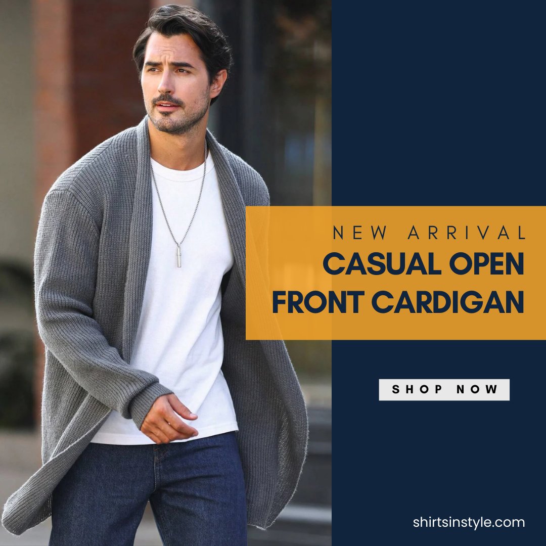shirtsinstyle's tweet image. Wrap yourself in cozy elegance with our Casual Open-Front Cardigan from Shirts In Style! 🍂🧥 This versatile cardigan is the perfect layering piece for any season. 
Shop Now: shirtsinstyle.com/collections/sw…
#ShirtsInStyle #OpenFrontCardigan #CasualChic #CozyElegance #SweaterWeather