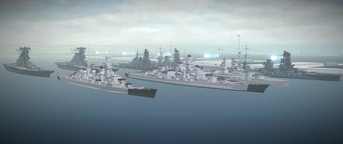 EE__Roblox's tweet image. Axis Navy Collection by kolut70 &amp;amp; lusobich ships involved : KMS Bismarck KMS Prinz Eugen  SMS Bayern  IJN Hyuga  IJN Nagato  IJN Kongo  IJN Yamato  IJN Musashi  KMS Graf Spee  #ship #eliteengineering #Navy #roblox
