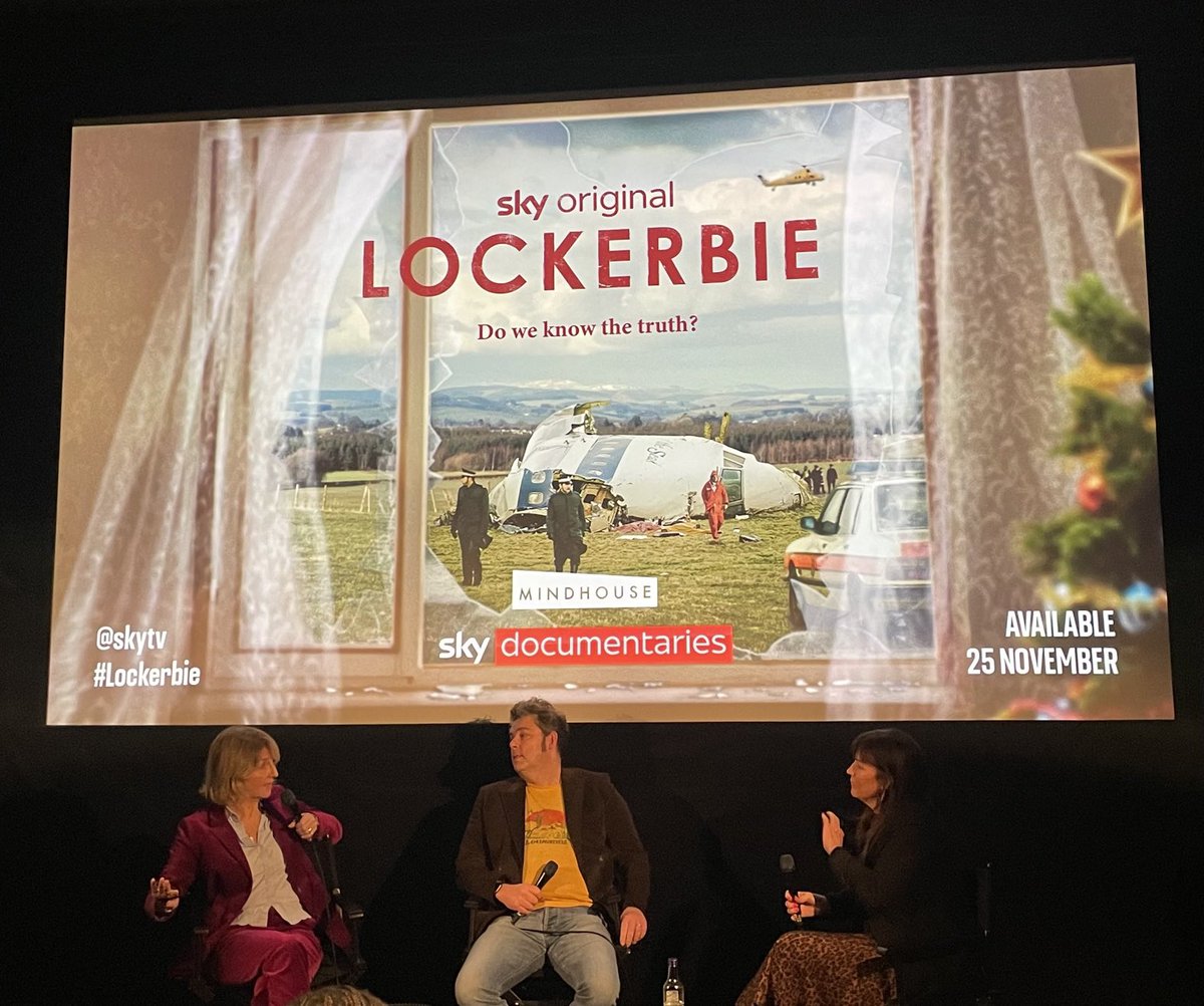 Powerful screening tonight for LOCKERBIE- a stunning series from ⁦<a href="/JohnDower71/">John Dower</a>⁩ and ⁦<a href="/MindhouseTV/">Mindhouse Productions</a>⁩ launching this Sat on ⁦<a href="/skytv/">Sky TV</a>⁩