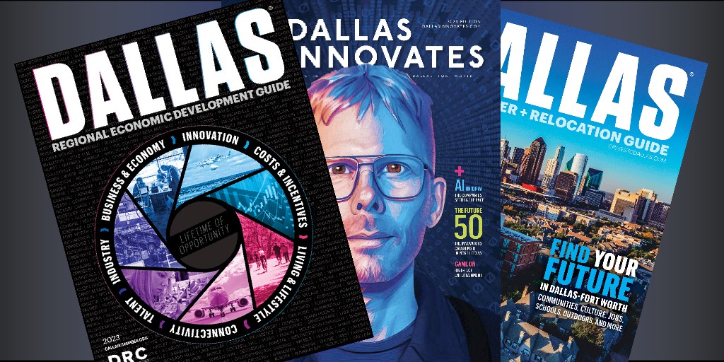 DRC's tweet photo. Discover why people and companies find the Dallas Region to be the best place to live, work, and do business. Order your free copy of one of the DRC's premier publications: https://t.co/dWI1NLmXNL
#DRCWorks #Publication https://t.co/30FxDxjSSc