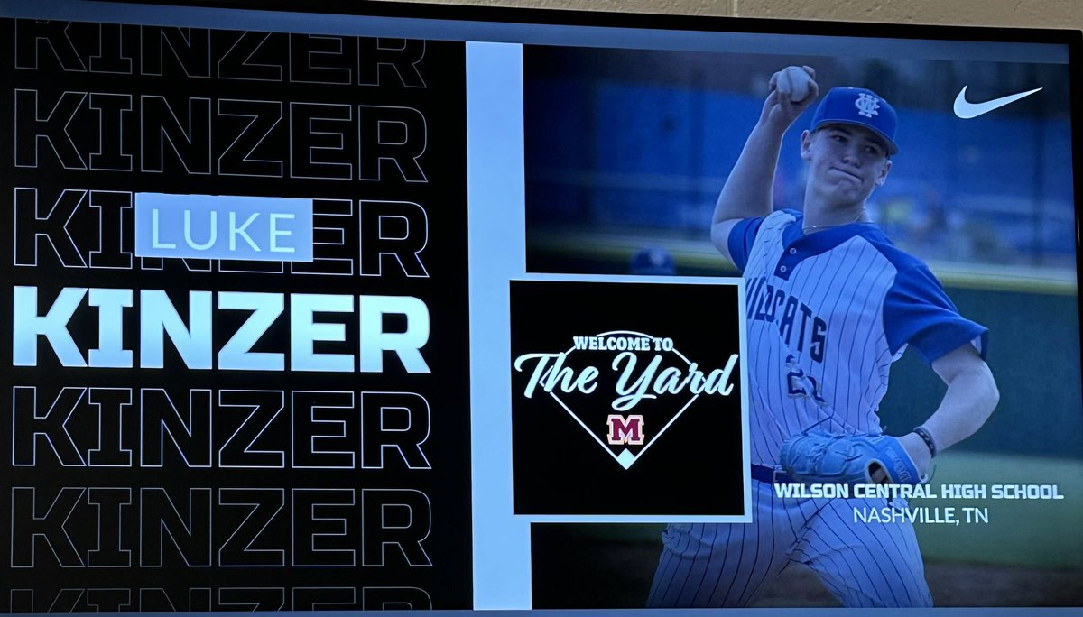 Luke Kinzer (@luke_kinzer) on Twitter photo Blessed to receive my 1st college baseball offer from Maryville College! Thank you to the coaching staff for having me and my family out on a visit. Glory be to God! <a href="/Baseball_WCHS/">Wilson Central HS Baseball</a> Blessed to receive my 1st college baseball offer from Maryville College! Thank you to the coaching staff for having me and my family out on a visit. Glory be to God! <a href="/Baseball_WCHS/">Wilson Central HS Baseball</a>