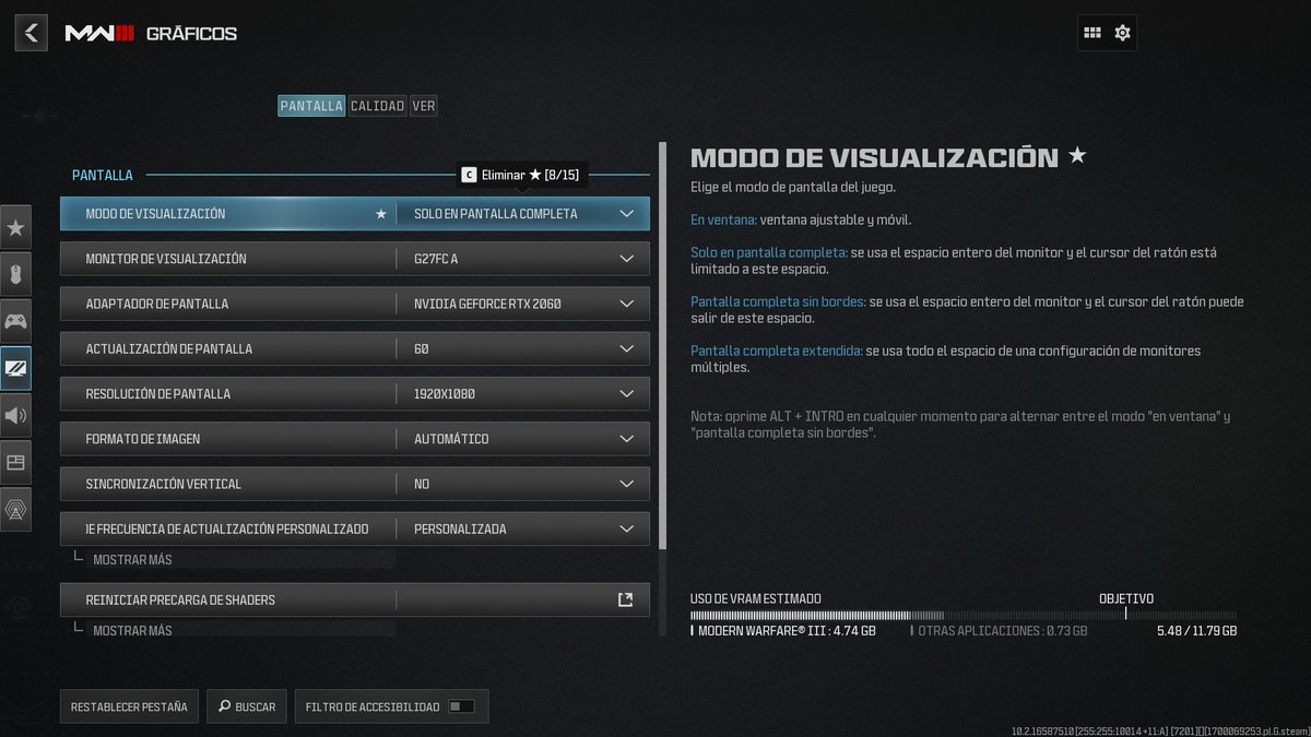Zorost17's tweet image. Su rendimiento me sorprende: funciona de maravilla, y cuenta con una enorme cantidad de opciones de configuración.

@Activision @SHGames #Activision #SledgehammerGames #CallOfDuty #CallOfDutyModernWarfareIII #ModernWarfare #ModernWarfareIII #MW3 #MWIII #PC #Steam
