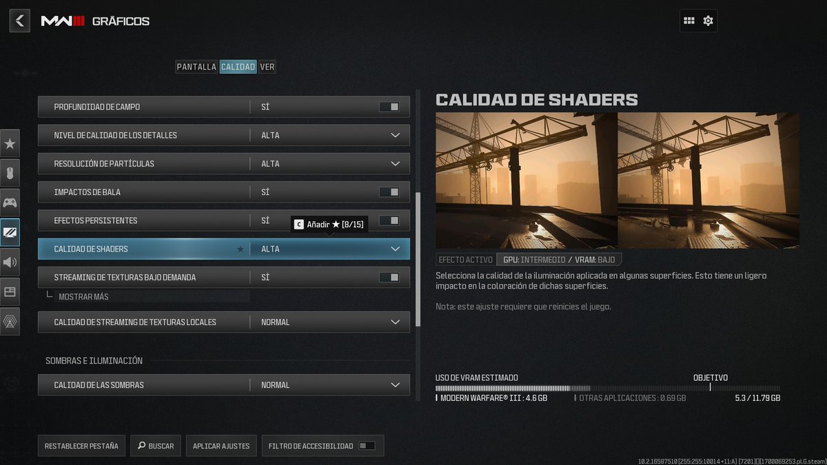 Zorost17's tweet image. Su rendimiento me sorprende: funciona de maravilla, y cuenta con una enorme cantidad de opciones de configuración.

@Activision @SHGames #Activision #SledgehammerGames #CallOfDuty #CallOfDutyModernWarfareIII #ModernWarfare #ModernWarfareIII #MW3 #MWIII #PC #Steam
