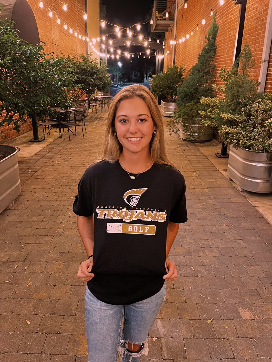 I am excited to announce I have verbally committed to play golf at Anderson University!! i’m so thankful for all the support from my family, friends, and coaches. A big thank you to Coach Moore and Coach Castles for this amazing opportunity.Go trojans🖤💛 <a href="/AUTrojansGolf/">AUTrojansGolf</a>