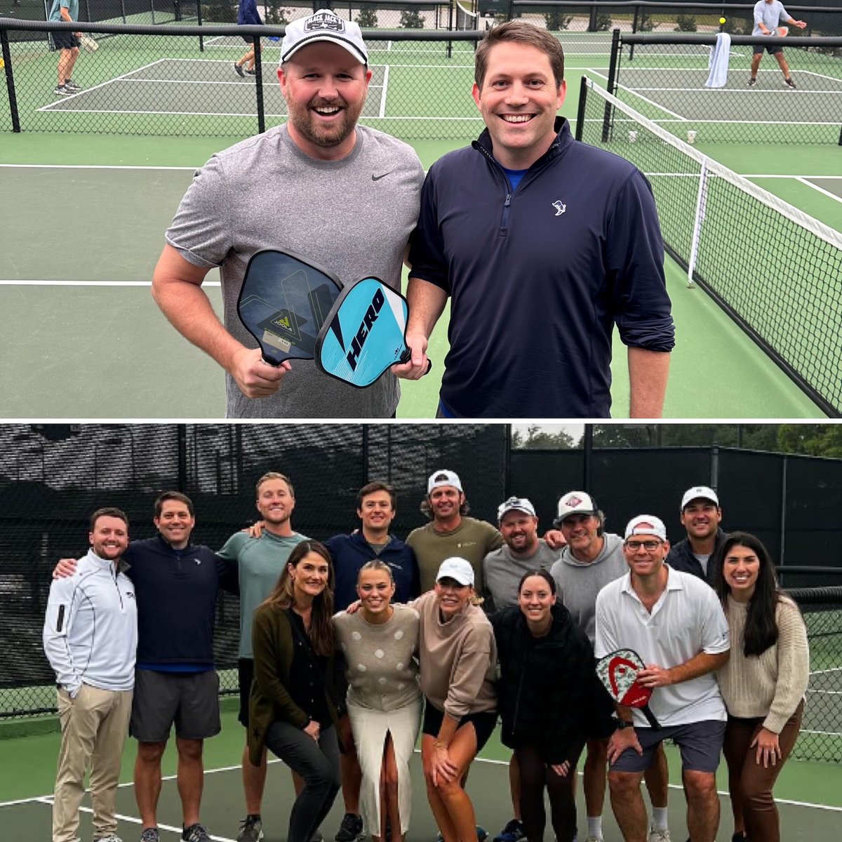Andy and Daniel continued their
pickleball success at the recent Worth CRE event
hosted by Sally Glen Turner! It’s always fun hanging
out on the pickleball court!
