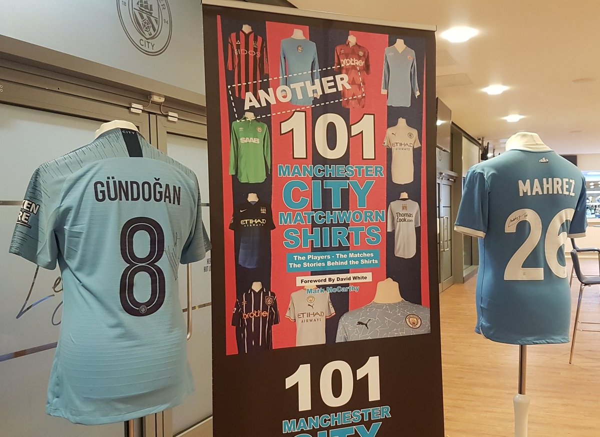 Anyone after a great Xmas present for the Blue in your life , check out @MarkMmmac's  two amazing Match Worn Shirts books 

So many historic City shirts and stories from Mark's amazing collection to see , I LOVE these books. 

Contact him on here to order copies 👍😀

#ManCity