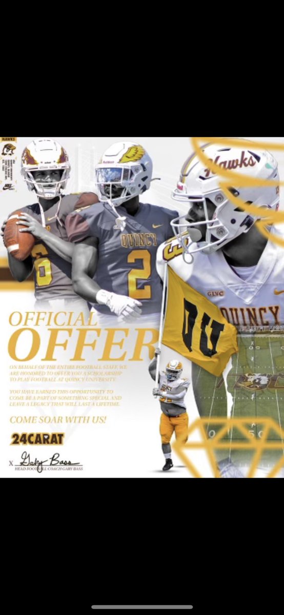 ReeseFrericks's tweet photo. Blessed to say I’ve received a division 2 offer from ⁦@QUHawksFootball⁩ thanks ⁦@CoachJSalazar⁩ ⁦@GaryBassQU⁩ ⁦@Coach_Mick7⁩ ⁦@JackCornell73⁩ ⁦@Ben_Morr⁩ ⁦@CoachKirk_⁩ ⁦@ZRichKHQA⁩ ⁦@ChrisDuerr⁩ https://t.co/HTcZZmRg4E