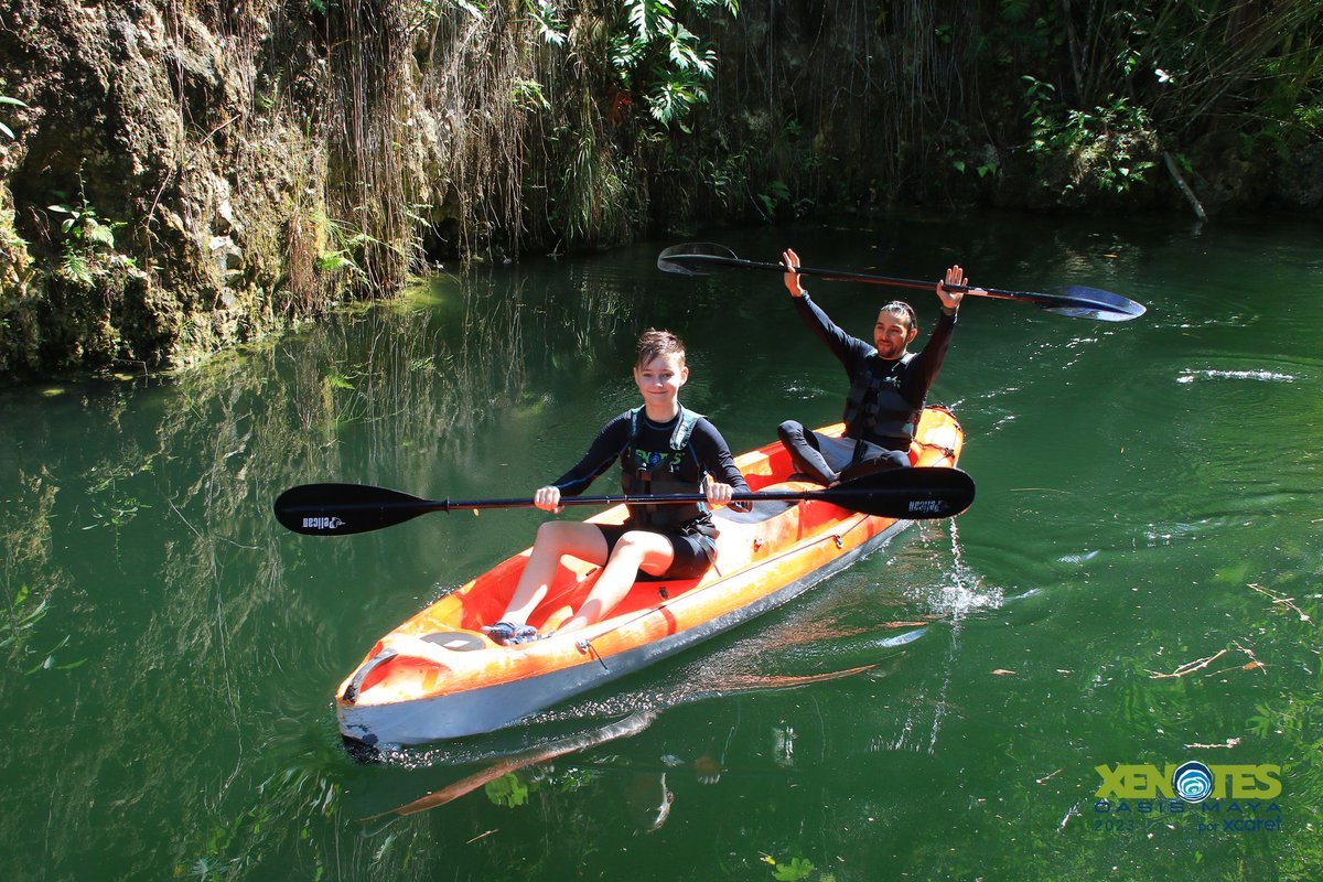 Our tour guide, Ader helped make my trip to <a href="/Xenotes/">Tour Xenotes by Xcaret</a> extremely memorable