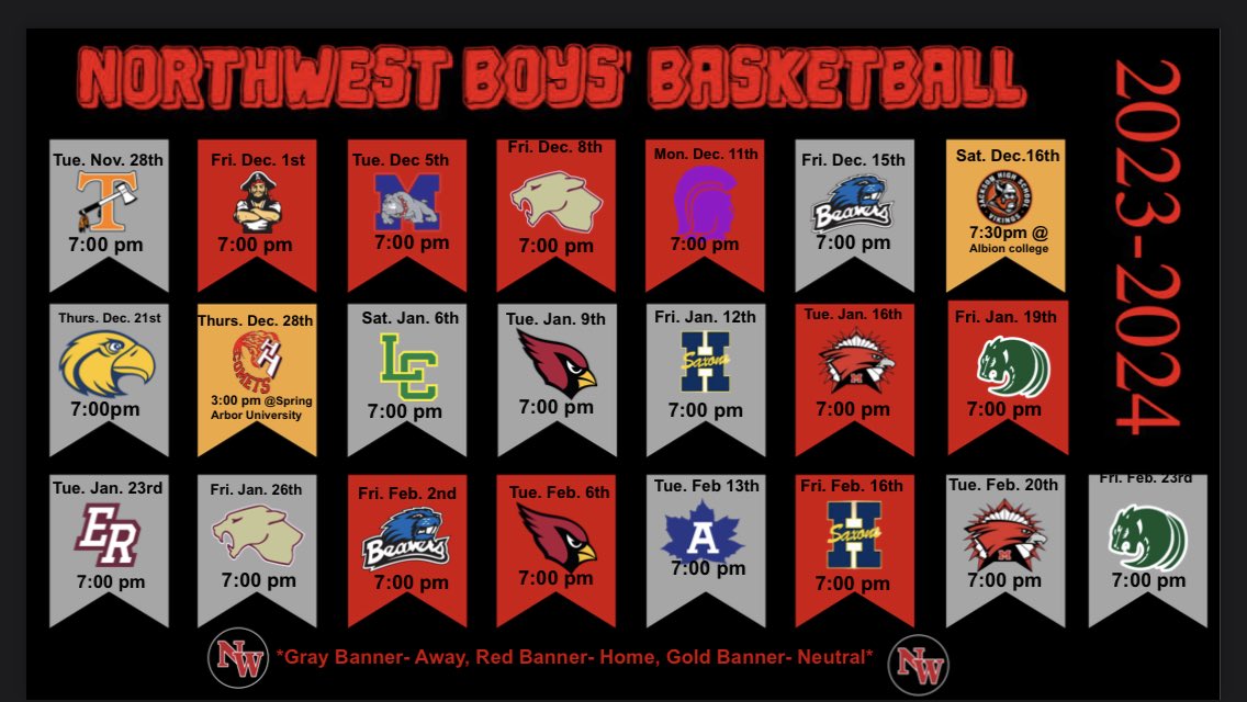 Northwest Boys Basketball tweet media