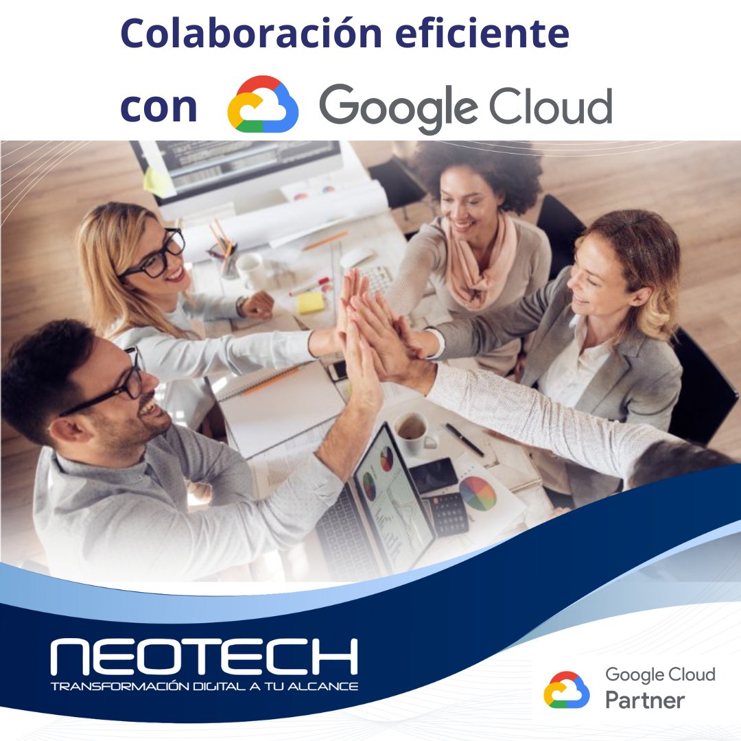 NeotechCloud's tweet photo. 🚀 Eleva la colaboración en tu equipo con Google Workspace, potenciado por NEOTECH CLOUD. Trabaja en tiempo real para maximizar la productividad y eficiencia de tu empresa. ¡Descubre una nueva era de colaboración empresarial! 💻💼 #GoogleWorkspace  #NEOTECHCLOUD #colaboracion https://t.co/JbzyTDmUR5