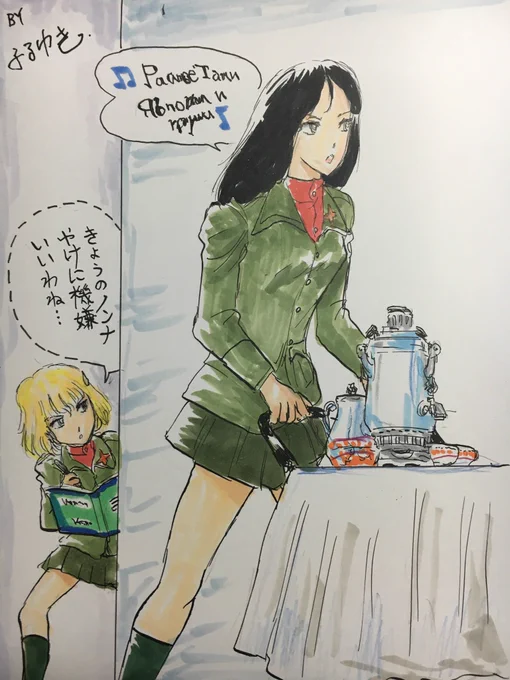 #ノンナ生誕祭2023 ノンナ、おめでとう㊗️ 過去絵でありますが。