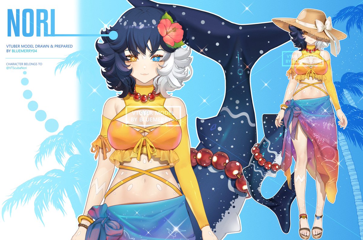 it's time to reveal my beautiful daughter😍. thanx
@VTScubaNori for choosing me to be MAMA for ur model ❤️😍❤️.#VTubeStudio #ENVtubers