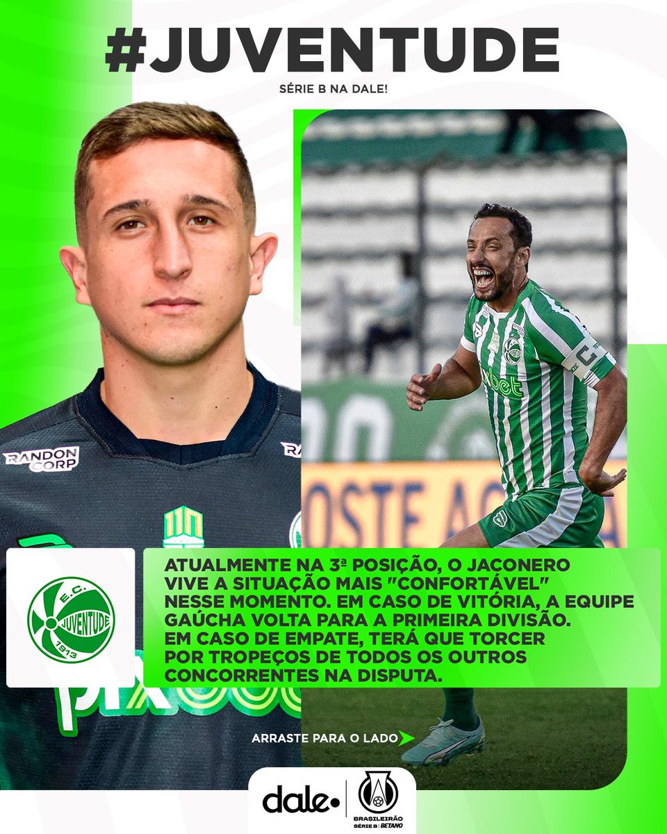 DaleAppBR's tweet photo. Ta confuso com o final desse @BrasileiraoB? Deixa que a gente explica os cenários de acesso de cada time. Confere aí!

#Dale
#SerieB https://t.co/z2lKno97gt
