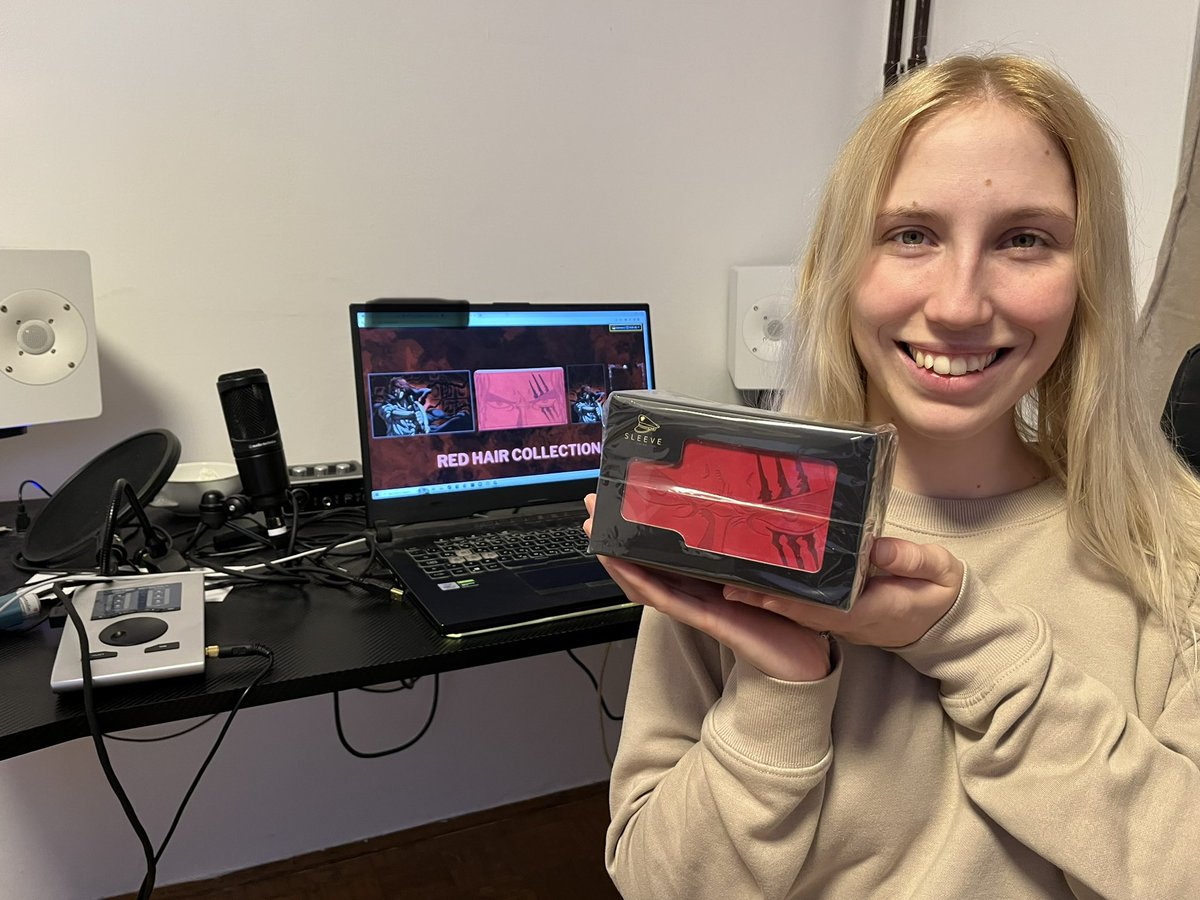 ShadowRabbitYGO's tweet photo. I just got a huge box of cool items from @TheSleeveChief so I’ve decided to send this RED HAIR Deckbox to the lucky winner!😍 Retweet, like, follow and sub to my YT channel to enter the giveaway! Thanks for the support!🐰 https://t.co/yZmtiyVml8