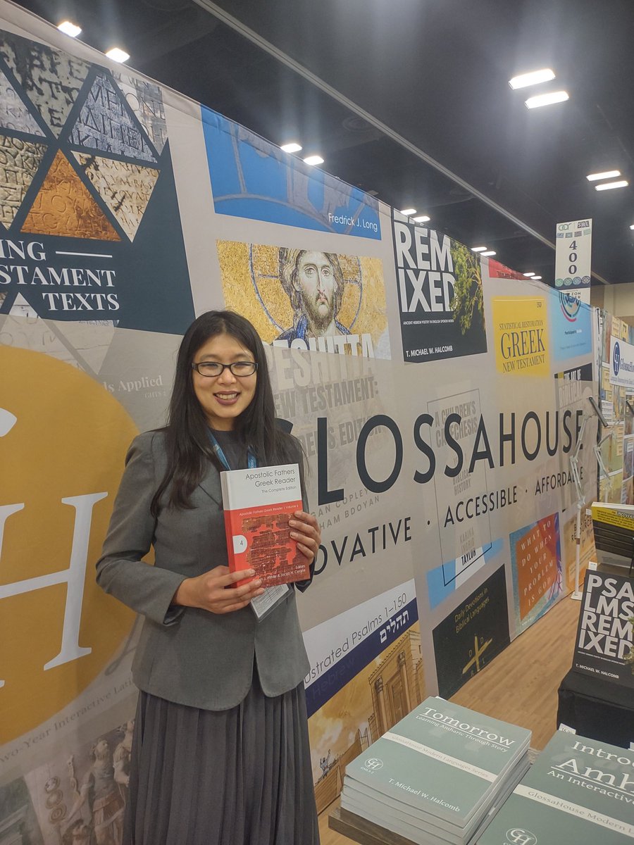 Thanks <a href="/sethkpryor/">Seth Pryor</a> &amp; <a href="/GlossaHouse/">GlossaHouse</a> ! Y'all are producing such great resources for ancient languages!

#SBLAAR23 #AARSBL23