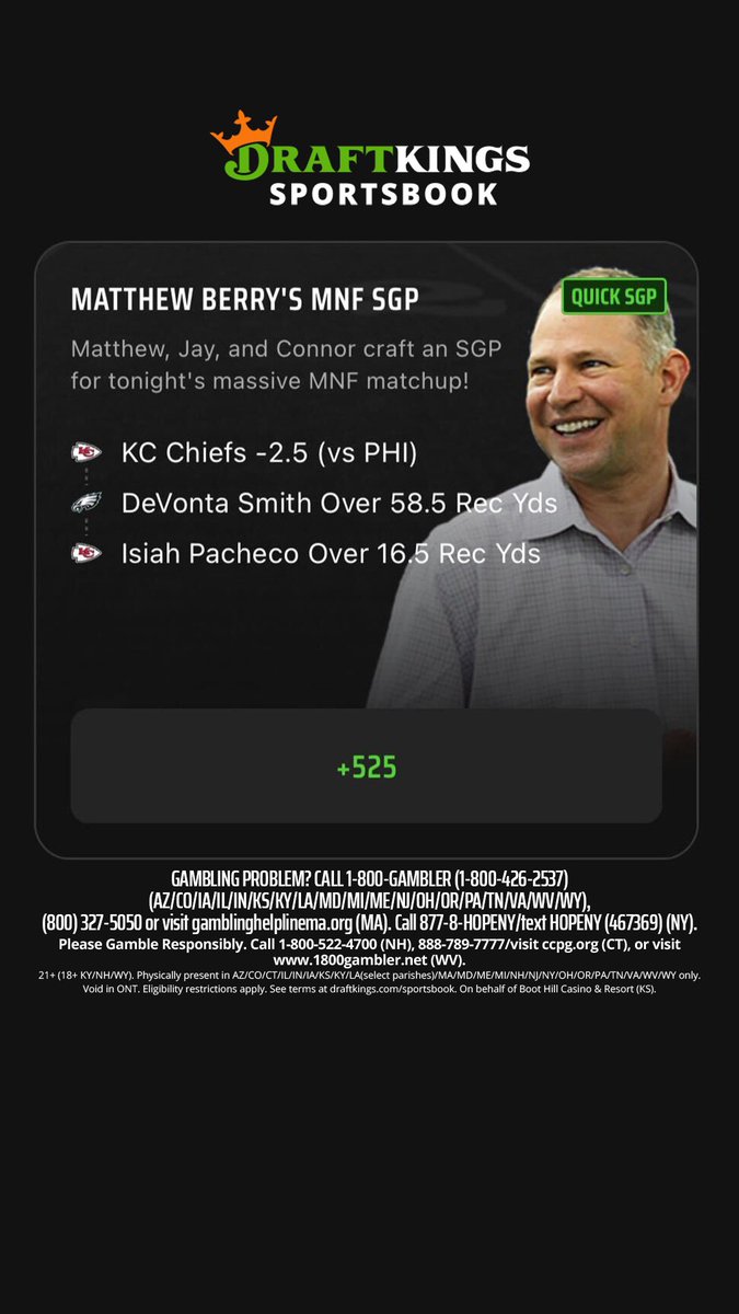 Matthew Berry tweet media